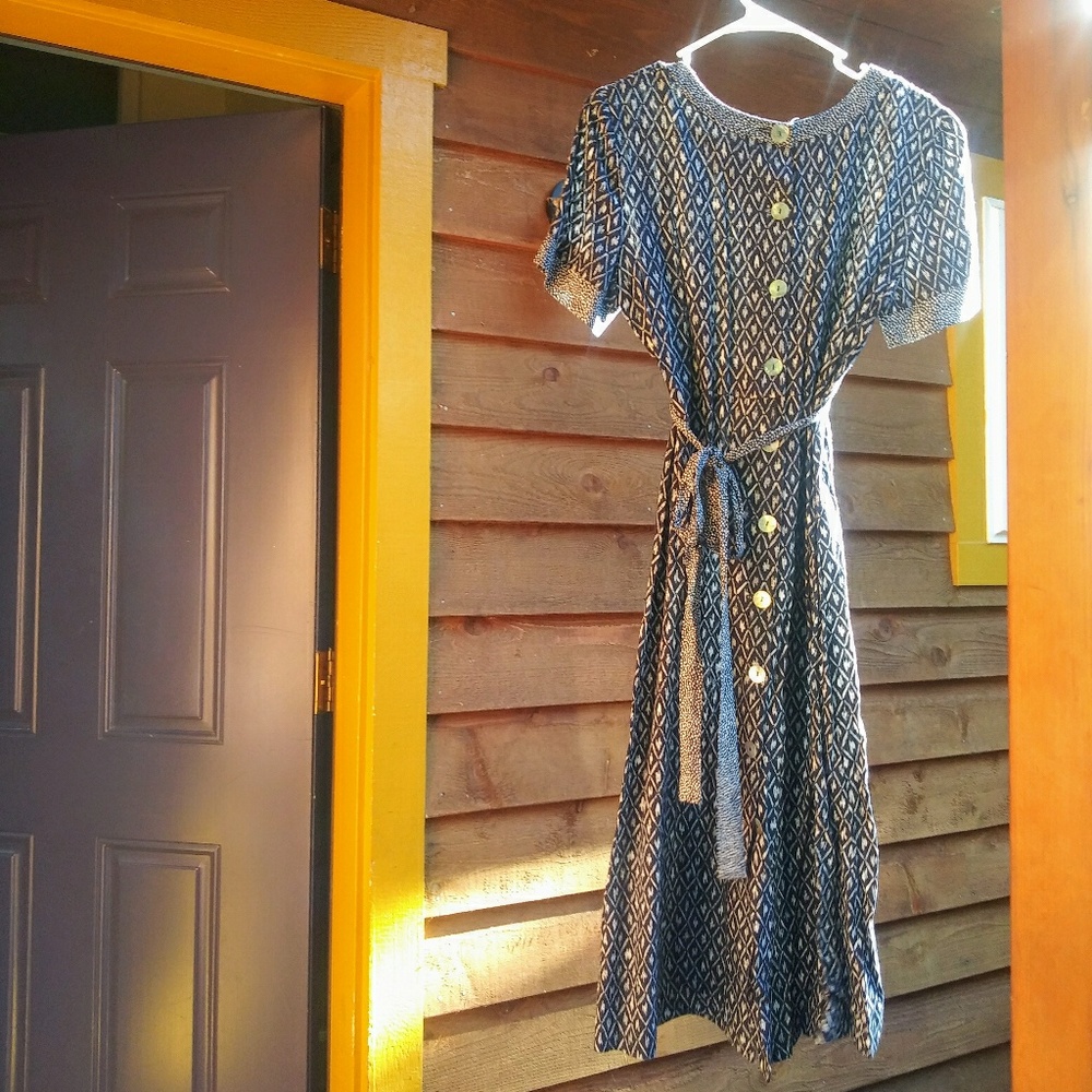 Long Cotton Farm Dress